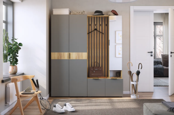 дуб крафт золотой/графит