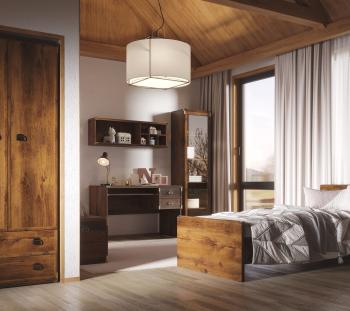 Стол письменный БРВ Мебель ИНДИАНА JBIU 2s