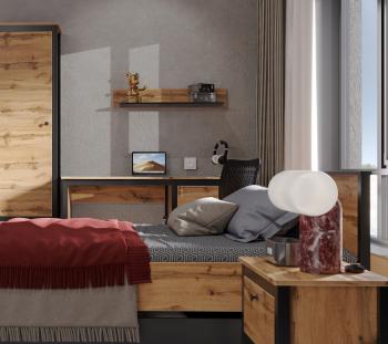 Полка БРВ Мебель LOFT P/90