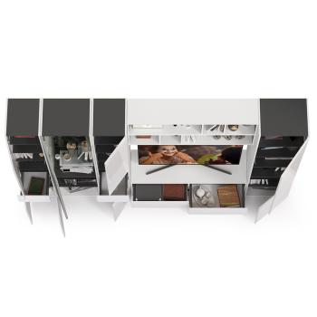 Гостиная Mobi Сидней Комплектация № 35 13.63 + 15.57 2шт + 13.200 + 13.201 + 13.202 2шт