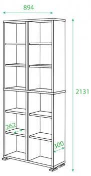 Стеллаж Мэрдэс ПУ-30-1