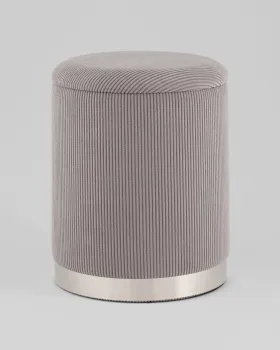 Серебро, вельвет серый