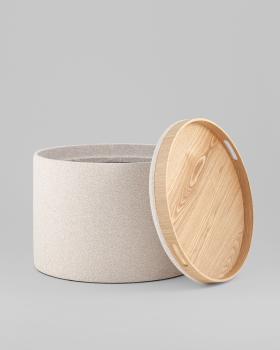 Пуф STOOL GROUP с ящиком Хюгге L