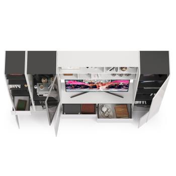 Гостиная Mobi Сидней Комплектация № 31 13.63 + 15.57 2шт + 13.200 + 13.201 + 13.202