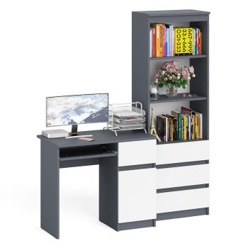 Графит/белый