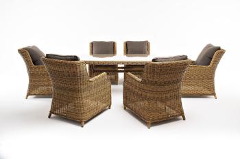 Обеденная группа плетеная из искусственного ротанга 4sis Неаполь