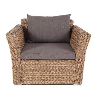 Кресло из искусственного ротанга (гиацинт) 4sis Капучино