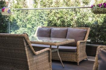 Лаунж-зона плетеная из искусственного ротанга 4sis Гляссе