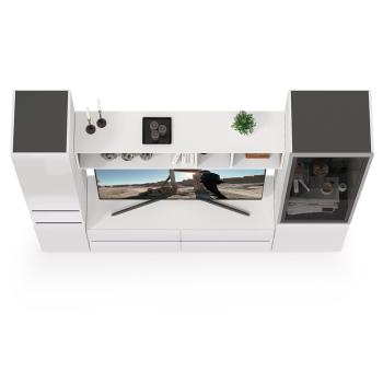 Гостиная Mobi Сидней Комплектация № 23 13.63 + 15.57 + 13.201 + 13.202