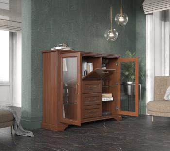 Тумба БРВ Мебель STYLIUS B169-KOM2W1B3S