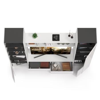 Гостиная Mobi Сидней Комплектация № 06 13.63 + 15.57 + 13.200 2шт