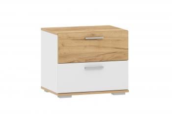 Белый Фасадный/Дуб Крафт Золотой