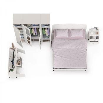 Спальня Mobi Валенсия № 43 11.36.01 + 16.45 + 13.329 + 13.207.01 2шт + 13.291