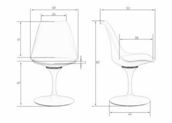 Барный стул Dobrin LMZL-PP635E