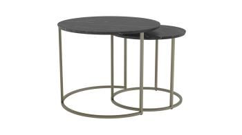 Черный мрамор/Титан