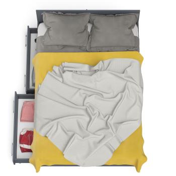 Кровать с ящиками СВК Мори 1400