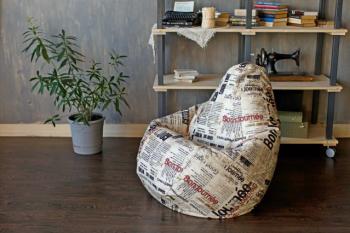 Кресло-мешок DreamBag Груша L (3 категория, Велюр)