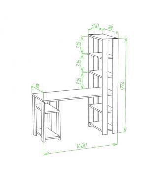 Стол компьютерный Мэрдэс СТН-180/140