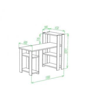 Стол компьютерный Мэрдэс СТН-110/130