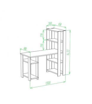 Стол компьютерный Мэрдэс СТН-145/130