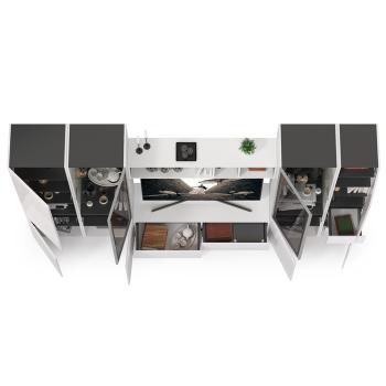 Гостиная Mobi Сидней Комплектация № 28 13.63 + 15.57 + 13.200 + 13.201 2шт + 13.202