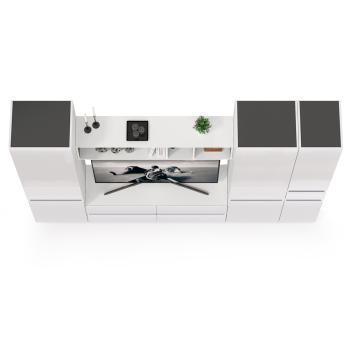 Гостиная Mobi Сидней Комплектация № 27 13.63 + 15.57 + 13.200 2шт + 13.202