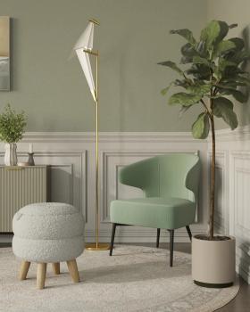 Светодиодный торшер Moderli V3074-1FL origami Birds 1*LED*6W