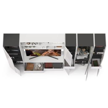 Гостиная Mobi Сидней Комплектация № 35 13.63 + 15.57 2шт + 13.200 + 13.201 + 13.202 2шт