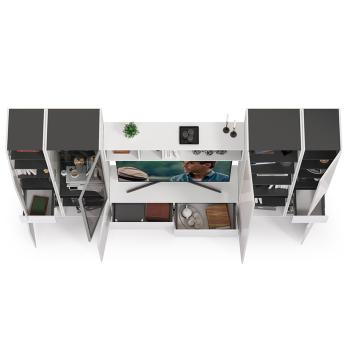 Гостиная Mobi Сидней Комплектация № 30 13.63 + 15.57 + 13.200 + 13.201 + 13.202 2шт