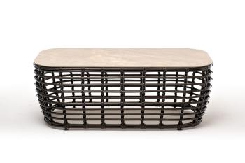 Журнальный столик из искусственного ротанга 4sis Ницца