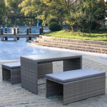 Плетеный диван-трансформер Афина S330G-W78