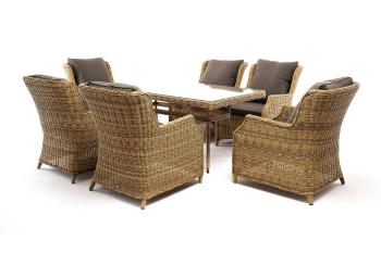 Обеденная группа плетеная из искусственного ротанга 4sis Неаполь