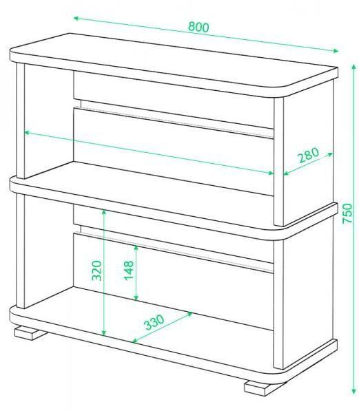 Стеллаж Мэрдэс СБ-25/2