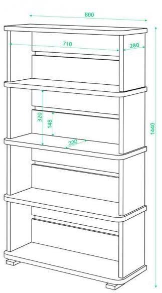 Стеллаж Мэрдэс СБ-25/4