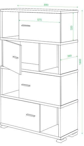 Стеллаж Мэрдэс СБ-30/4