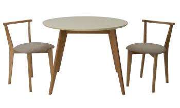 Натур/Слоновая Кость/Велюр Бежевый