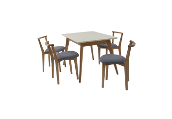 Натур/Натур/Рогожка Серый