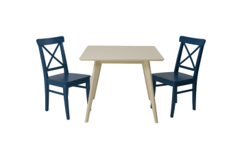 Слоновая Кость/ Синий