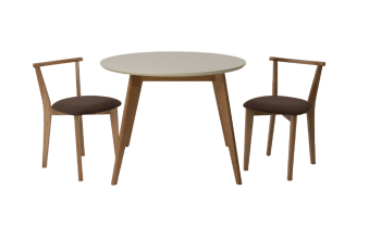 Натур/Велюр Коричневый