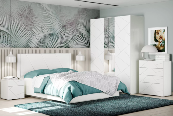 Спальня Сильва Summit комплектация 2 (НМ 040.64+НМ 011.44+НМ 013.61+НМ 013.61+НМ 040.71)