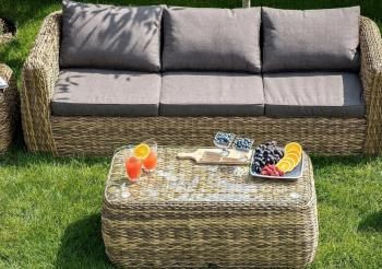 Лаунж-зона из искусственного ротанга (гиацинт) 4sis Кальяри