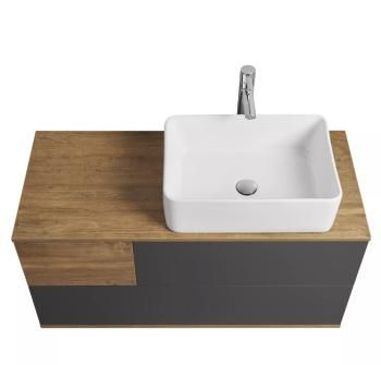 Тумба с раковиной Aquaton Т-У Терра105/Р-на Одри Soft