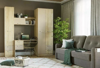 Детская Сильва Акварель комплектация 6 (НМ 013.01-02 с ящиками + НМ 009.19-05 + НМ 011.38 + НМ 014.07 с ящиками)