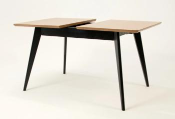 Стол Сканди 120 Чёрное Дерево/Натур (У)