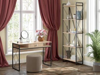 Спальня Олимп Скарлетт комплектация 3 (Стол+Стеллаж ш.940)