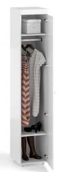 Шкаф 1 дв (560) с Большой зеркальной дверью Катрин-К МН-34 Монако