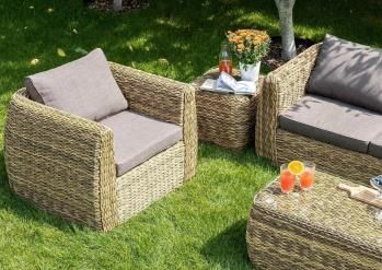 Лаунж-зона из искусственного ротанга (гиацинт) 4sis Кальяри