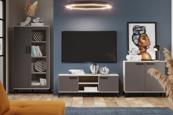 Гостиная Сильва Марсель комплектация 5 (НМ 013.52 + НМ 013.45 + НМ 013.78)