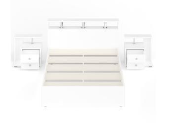 Кровать СВК Камелия 1400 + две тумбы