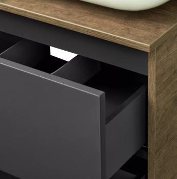 Тумба с раковиной Aquaton Терра 105/Раковина Мила